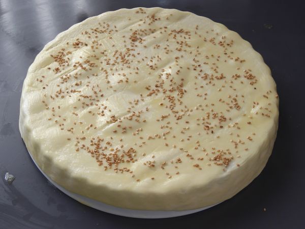Erittäin virkistävä kesätorttu: ricotta, kurkku ja savulohi - Valmistelu askel 2