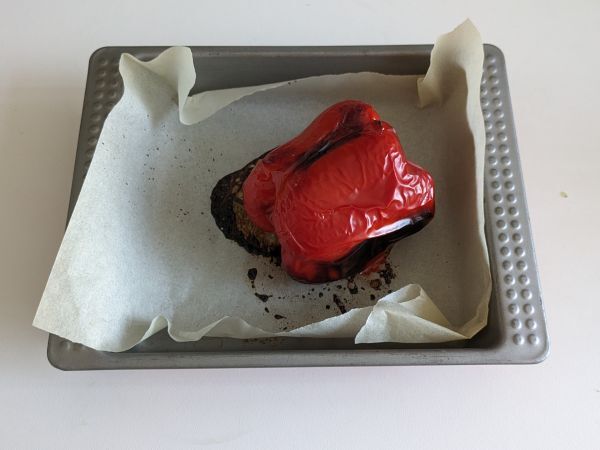 Punapippurihummus - Valmistelu askel 1