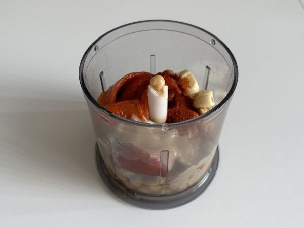 Punapippurihummus - Valmistelu askel 5