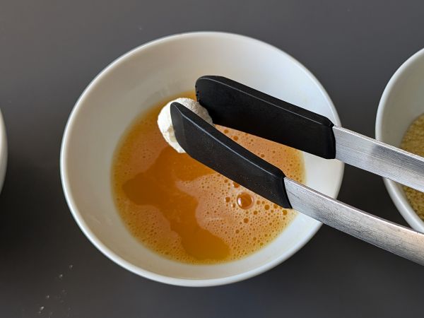 Mozzarelline ilmakeittimessä - Valmistelu askel 4