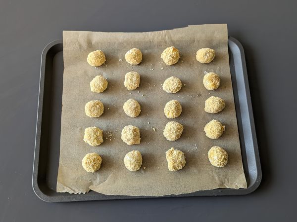 Mozzarelline ilmakeittimessä - Valmistelu askel 6
