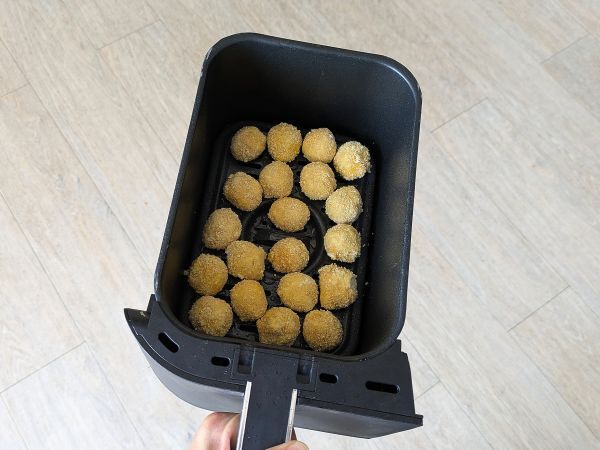 Mozzarelline ilmakeittimessä - Valmistelu askel 7