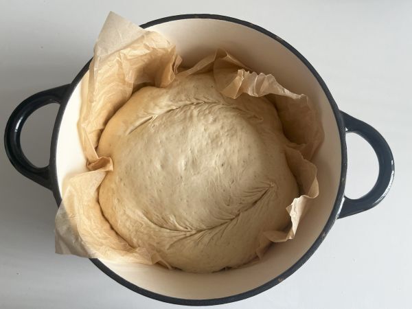 Erittäin helppo pataruokaleipä - Valmistelu askel 6