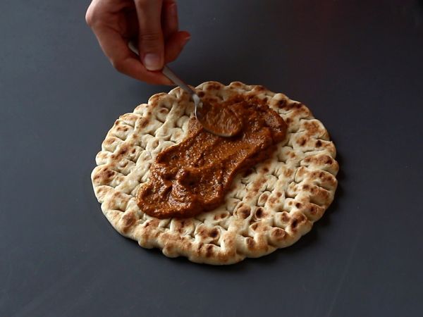 Gyros halloumilla, kasvisversio kreikkalaisesta voileivästä! - Valmistelu askel 6