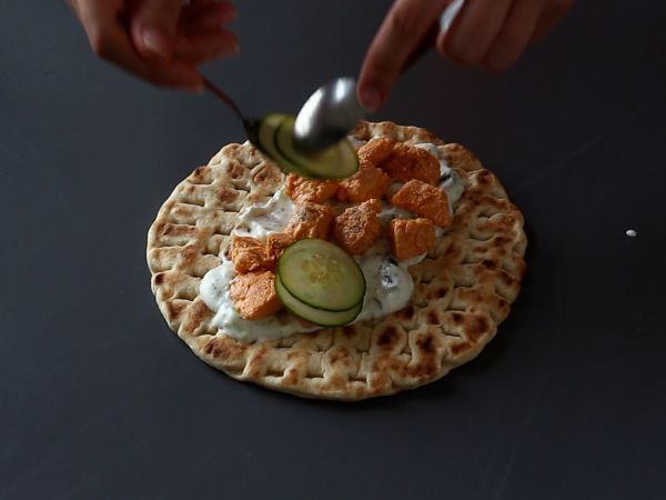 Gyros lohella, täydellinen kreikkalainen kalavoileipä kesäksi! - Valmistelu askel 5