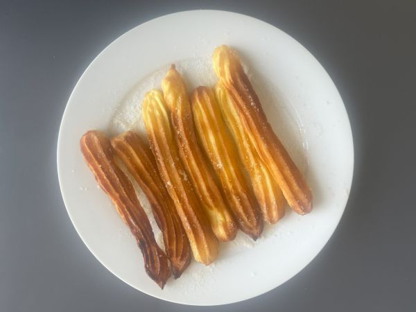 Churros kypsennetty Air Fryerissä - Valmistelu askel 8