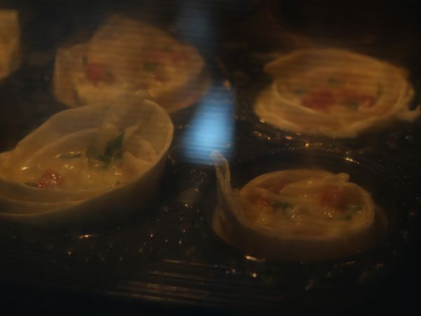Mitä tehdä tortillojen kanssa? Helppoja ja taloudellisia quiches! - Valmistelu askel 6