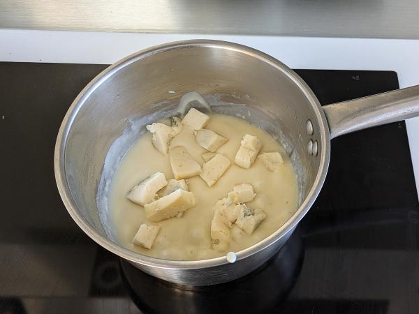 Gorgonzola-kastike - Valmistelu askel 3