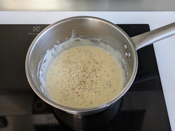 Gorgonzola-kastike - Valmistelu askel 4