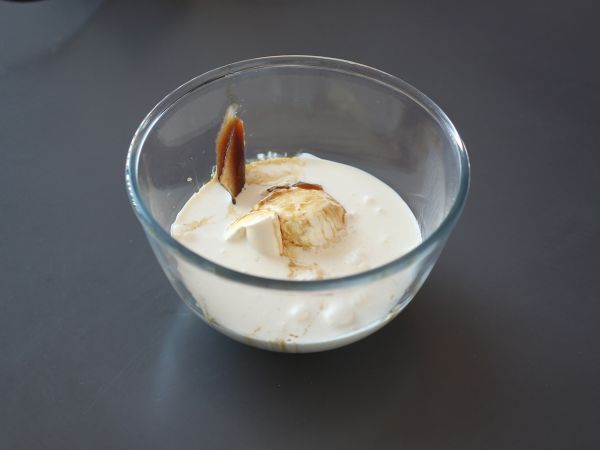 Mont Blanc -tyyliset lasit kastanjakreemillä - Valmistelu askel 5
