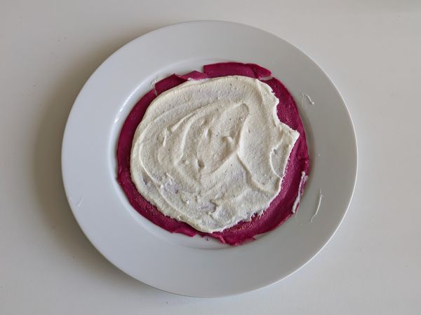 Punajuurikreppikääryleet ricotta- ja rucolapaloilla - Valmistelu askel 6