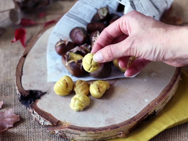 Paahdettuja kastanjoita ilmakeittimessä - Valmistelu askel 5
