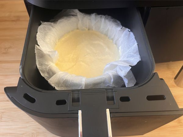 Terveellinen juustokakku ilmakeittimessä - Valmistelu askel 3