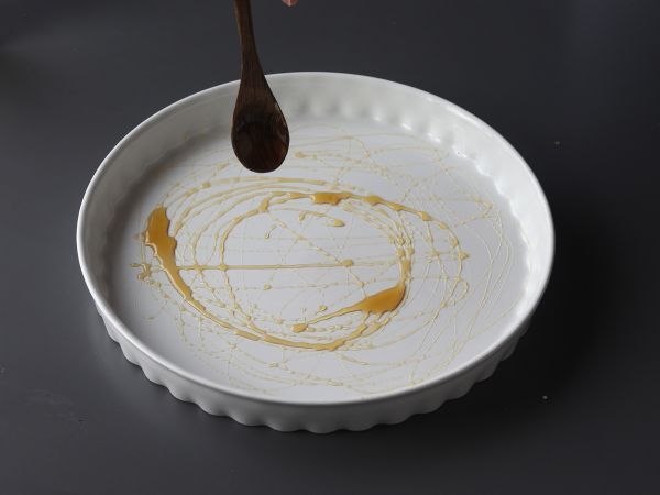 Kurpitsatatini vuohenjuuston ja hunajan kanssa - Valmistelu askel 6