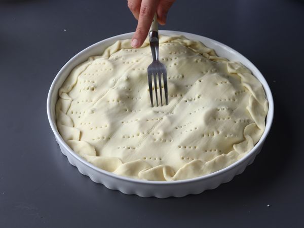 Kurpitsatatini vuohenjuuston ja hunajan kanssa - Valmistelu askel 9