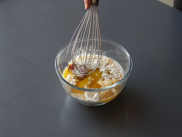 Pehmeät ja mausteiset chorizo-muffinsseja - Valmistelu askel 3