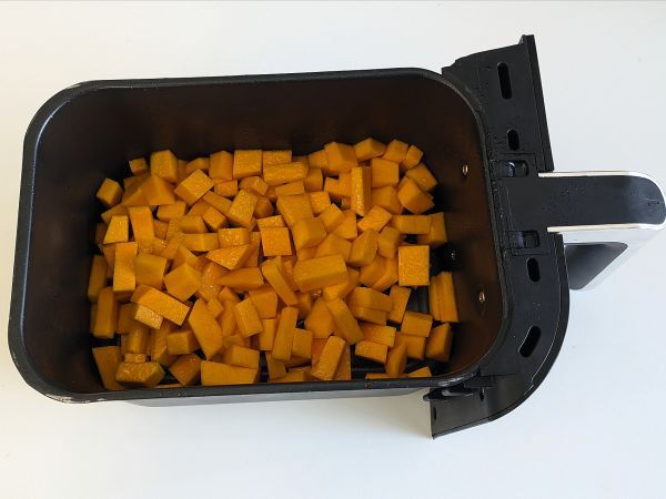 Kurpitsan lihapullat ilmakeittimessä - Valmistelu askel 2