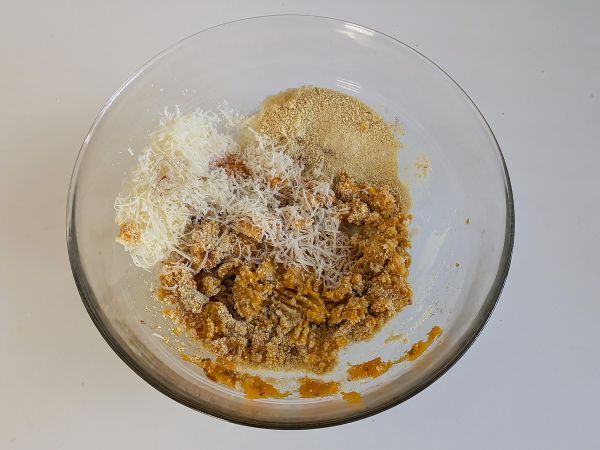 Kurpitsan lihapullat ilmakeittimessä - Valmistelu askel 3