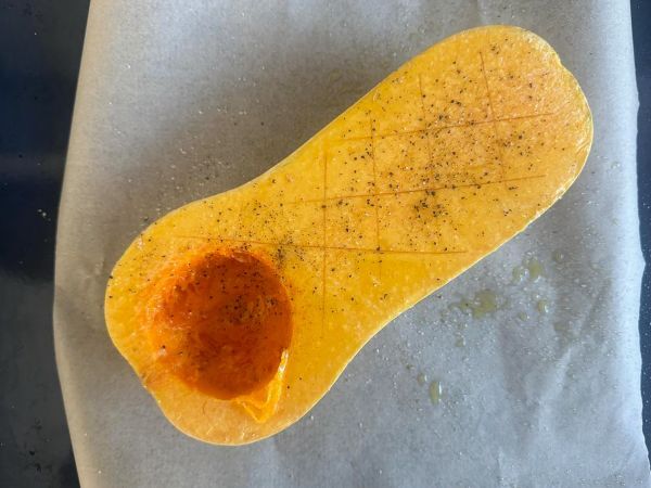 Tuoretta butternut-pastaa vain 2 ainesosasta - Valmistelu askel 3
