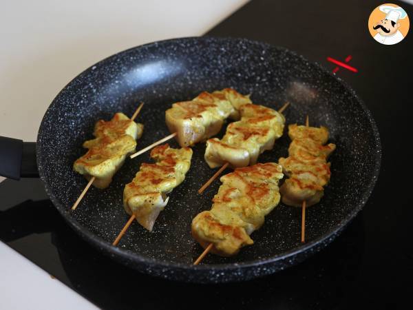 Kanakebab satay-kastikkeella, kulinaarinen matka Aasiaan! - Valmistelu askel 8