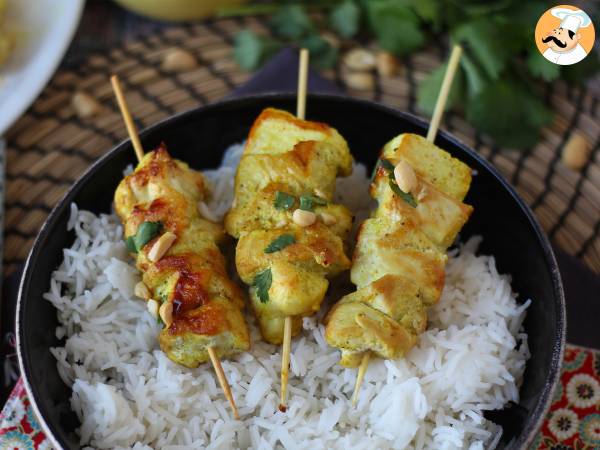 Kanakebab satay-kastikkeella, kulinaarinen matka Aasiaan! - Valmistelu askel 9