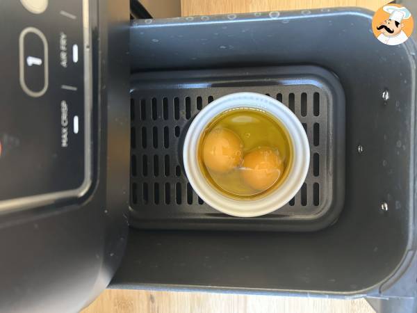 Kandeerattuja munankeltuaisia Air Fryer -levitteellä - Valmistelu askel 3