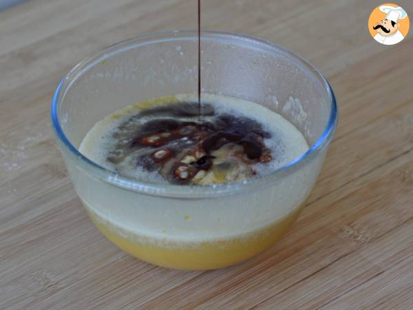 Suklaa- ja saksanpähkinäbrownie Air Fryerissa - Valmistelu askel 4