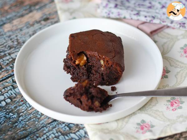 Suklaa- ja saksanpähkinäbrownie Air Fryerissa - Valmistelu askel 9