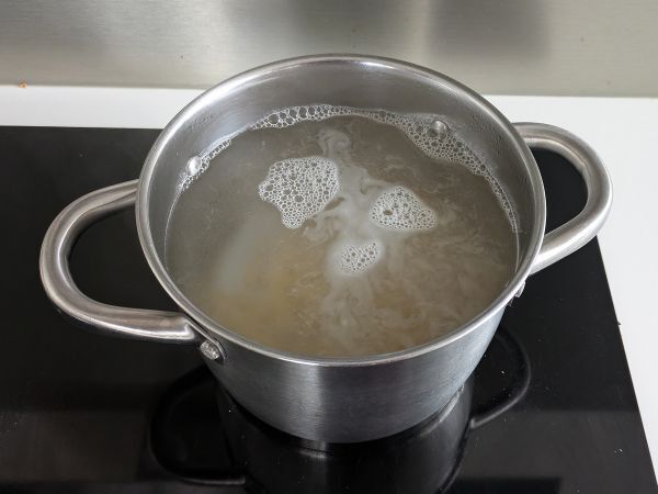 Pasta oliivikastikkeella: edullinen, maukas ja helppo valmistaa! - Valmistelu askel 4