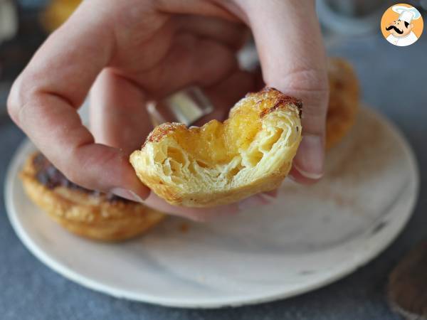 Pastéis de nata ilmakeittimessä. Nopea ja helppo resepti perinteiseen portugalilaiseen makeaan. - Valmistelu askel 9