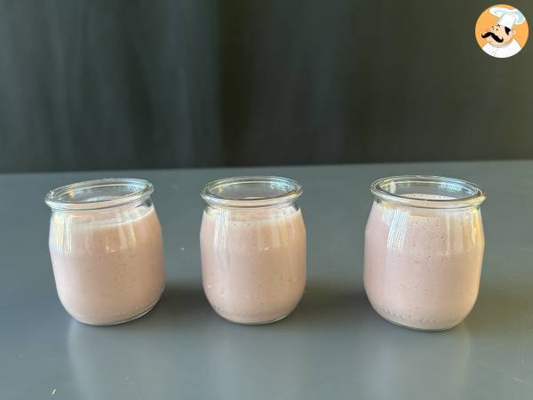 Terveellinen, kermainen ja proteiinipitoinen Petit Suisse - Valmistelu askel 4