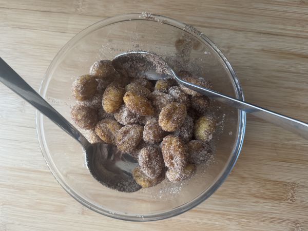Gnocchi airfryerilla: kanelinen jälkiruokaresepti nautittavaksi! - Valmistelu askel 4