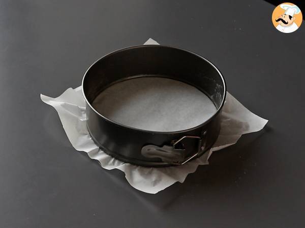 Erittäin kermaista flan pâtissier - Valmistelu askel 1