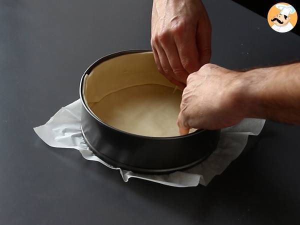 Erittäin kermaista flan pâtissier - Valmistelu askel 3