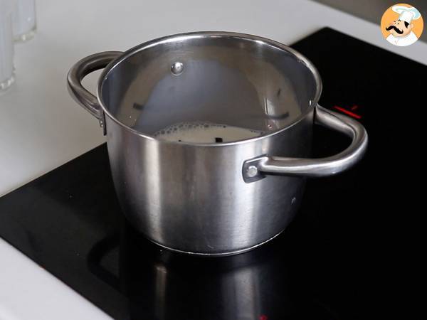 Erittäin kermaista flan pâtissier - Valmistelu askel 4