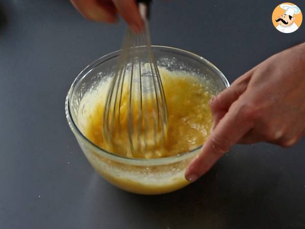 Erittäin kermaista flan pâtissier - Valmistelu askel 5