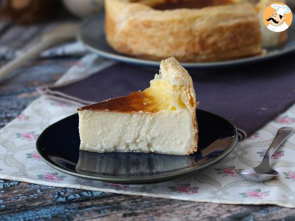 Erittäin kermaista flan pâtissier - Valmistelu askel 9