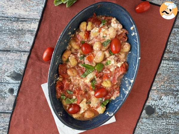 Airfryerilla paistetut feta-gnocchit, super nopea ruokalaji kirsikkatomaateilla ja fetalla! - Valmistelu askel 7