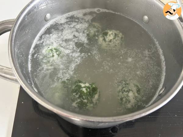 Pinaatti ja ricotta malfatti, helppo, vaivaamaton kotitekoinen pastaresepti - Valmistelu askel 5