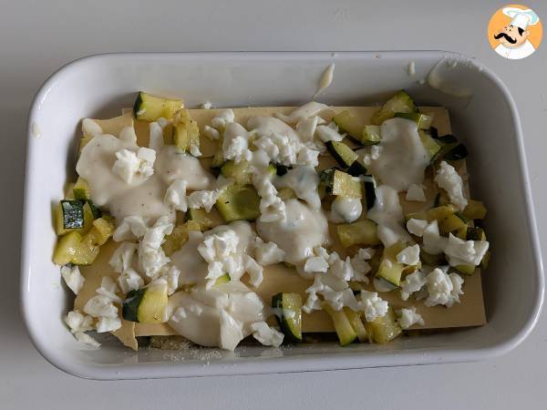 Kermainen kesäkurpitsa-lasagne: paras kasvisresepti, jota kannattaa kokeilla! - Valmistelu askel 7