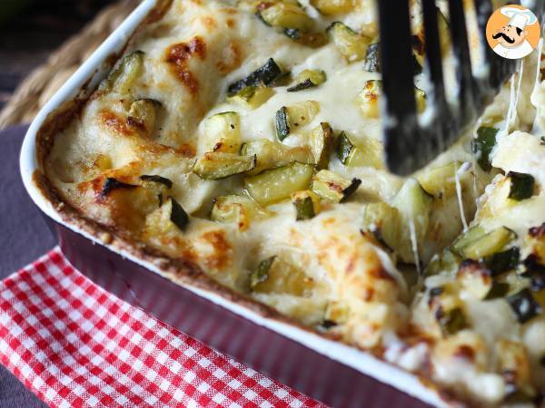 Kermainen kesäkurpitsa-lasagne: paras kasvisresepti, jota kannattaa kokeilla! - Valmistelu askel 9