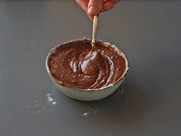 Suklaamousse heraproteiinilla - Valmistelu askel 3