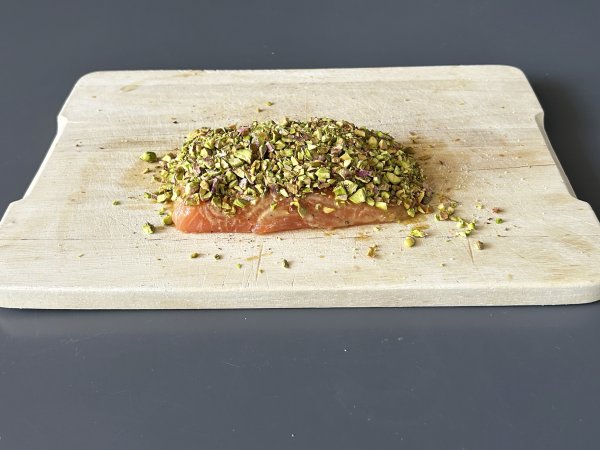Lohi pistaasikuoressa - Valmistelu askel 4