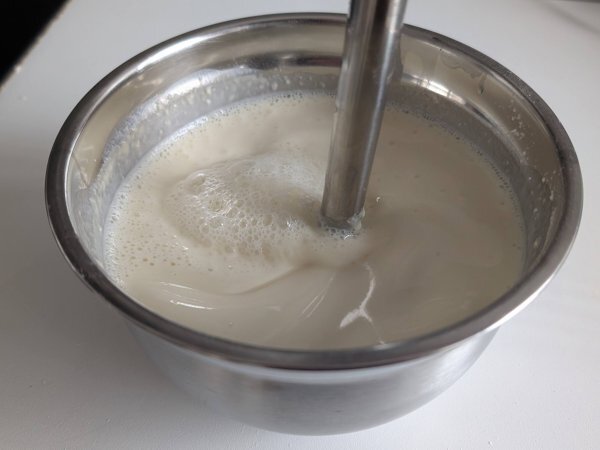 Super-proteiinipitoinen heravaahtokastike, joka on nopea valmistaa! - Valmistelu askel 2