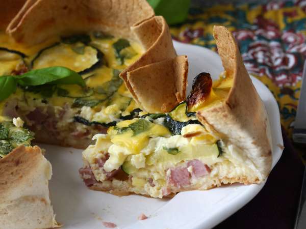 Leivonnaiseton quiche tortillalla? Se on mahdollista! Kevyt resepti, joka sopii täydellisesti kesään! - Valmistelu askel 7