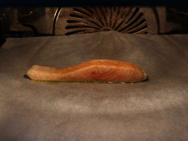 Rapea, mausteinen lohi rapea riisisalaatti! - Valmistelu askel 2