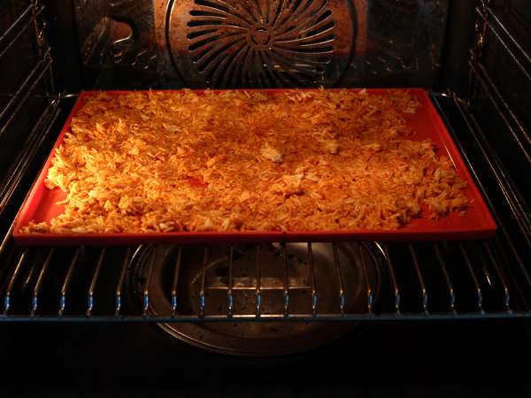 Rapea, mausteinen lohi rapea riisisalaatti! - Valmistelu askel 4