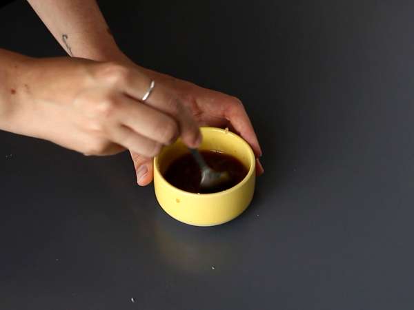 Rapea, mausteinen lohi rapea riisisalaatti! - Valmistelu askel 5