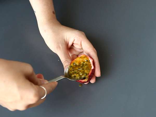 Passionhedelmäjäätee - Valmistelu askel 2