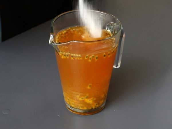 Passionhedelmäjäätee - Valmistelu askel 3